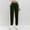 Army Green, variant on Velvet Pants for Women Elastic High Waist Pull on Straight Leg Casual Trousers with Pocket New Wide Leg Pants Women Casual Army Green L