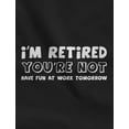 thumbnail image 4 of Tstars Men's Humorous Retired T-Shirt - Ideal Father's Day, Birthday, or Retirement Gifts - Perfect for Dad or Grandpa - Funny Retirement Message - Cool Gift for Any Celebration, 4 of 8