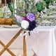 thumbnail image 4 of Decoración de silla para exteriores, hotel, boda, negocios, flores artificiales, ramo de seda, respaldo de metal, estilo floral, portátil y plegable, ideal para bodas, fiestas, recepción de, 4 of 9