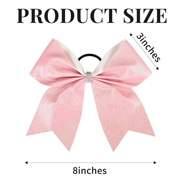 How to make a Glitter Cheer Bow with Text and Graphics
