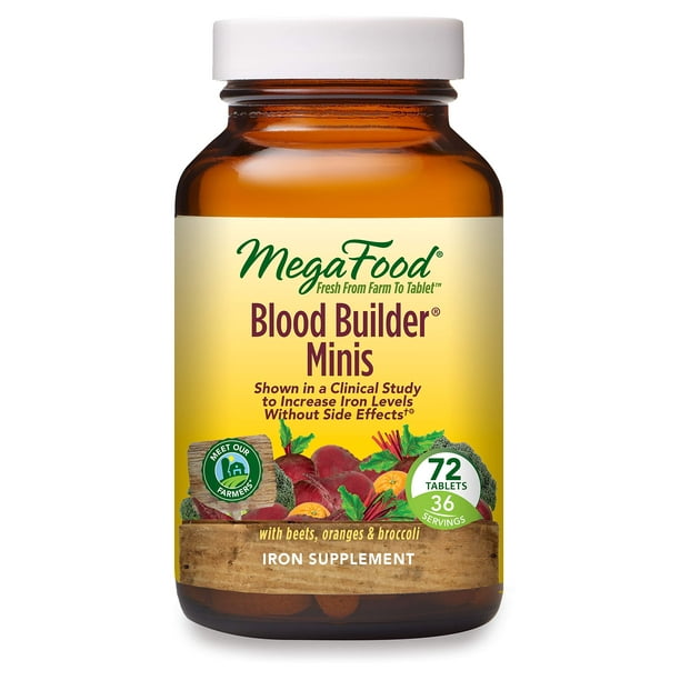 MegaFood Blood Builder Minis Iron Supplement Shown to Increase Iron