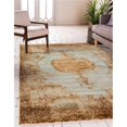 thumbnail image 1 of Unique Loom 3144442 5 x 8 ft. Brook Dorchester Rectangular Rug, Light Green, 1 of 1