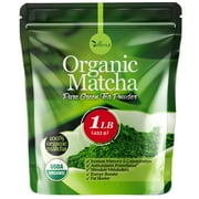 uVernal Matcha Green Tea Powder -100% Pure Matcha for Smoothies and Baking - 1 Lb