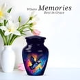 thumbnail image 4 of Puffin Miniature Urn For Mothers, Mini Urn For Human Ashes Adult Male, Small Urns For Human Ashes Keepsake Dad, Blue Cremation Urns For Adult Ash Women, 3 Inch, 4 of 7