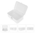 thumbnail image 6 of Frcolor Hinged Desktop Box Rectangular Tins Container Tin Stationery Lid Organizer Metal Nesting, 6 of 7