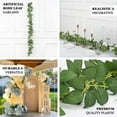 thumbnail image 4 of Efavormart 6ft | Real Touch Green Artificial Silk Rose Leaf Table Garland, Flexible Hanging Greenery Vine, 4 of 10