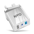 thumbnail image 3 of Cargador GaN de 65W 2 puertos QC3.0 para iPhone 13 Pro Xiaomi Samsung Tablets Phone, 3 of 8