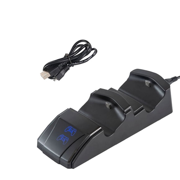 Soporte del soporte del cargador de Gamepads del muelle de carga del controlador del juego con indicador LED para PS4 Slim / Pro Vogacara EL5377-00B