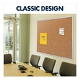 thumbnail image 3 of Quartet Classic Series Cork Bulletin Board, 60" x 36", Tan Surface, Anodized Aluminum Frame, 3 of 8