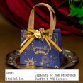 thumbnail image 1 of European Wedding Hand Bags Rivet Simulation Flower Candy  Paper Bag Gift Boxes Aromatherapy Storage Box With Ribbon Card Party, 1 of 7