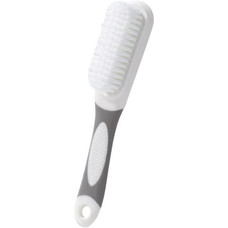 

WYJ Long-Handled Shoe Brush Multi-Functional Cleaning Laundry Brush Sneaker Soft Bristle Brush for Clothes and Shoes Scrubbing (Grey 2pcs)-0614