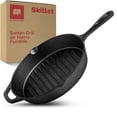 thumbnail image 1 of Sartén Grill de Hierro Fundido Ultrachef 26 cm Negro, 1 of 8