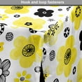 thumbnail image 4 of Floral Dog Crate Cover, Bicolour Spring Pattern with Abstract Flowers, Easy to Use Pet Kennel Cover Small Dogs Puppies Kittens, 7 Sizes, Yellow Indigo, by Ambesonne, 4 of 6