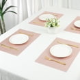 thumbnail image 7 of Unique Bargains Farmhouse Placemats Set of 8 for Dining Table Decor Rose Gold 18x12in, 7 of 7