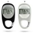 thumbnail image 4 of Eigraketly Llavero con podómetro para caminar con pantalla Digital 3D, seguimiento preciso de actividad física, contador de pasos, conteo de calorías Ropa Deportiva, Zapatos Blanco Eigraketly OD025199-02B, 4 of 6