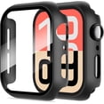 thumbnail image 2 of Yanonmyfd  2 Piezas Funda para Apple Watch Series 6/5/4/SE 3/SE 2/SE 40mm Protector Pantalla Vidrio Templado Incorporado,HD Protección Completa PC Dura Estuche Protective Case,Negro,40mm, 2 of 46