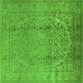 thumbnail image 1 of Ahgly Company Indoor Square Oriental Green Traditional Area Rugs, 8' Square, 1 of 4