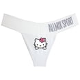 thumbnail image 1 of Kawaii Hello Kitty Sanrio Anime Tanga Sexy para mujer, correas de flejado para mujer, bragas de tentación Sexy delgadas, regalo de cumpleaños Kawaii, 1 of 4