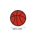 thumbnail image 3 of TIELUTT Tapis Rond en Velours Belge Football Basketball Rugby Baseball No. 8 Vert Record Star Mince Couvertures Jetées Tapis de Designer pour Chambre Couverture Jetée Neutre Tapis Duveteux pour Chambre Tapis pour Chambre, 3 of 7