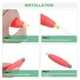 thumbnail image 4 of Uxcell 5-Pack Flotadores de Pesca, Flotadores de Espuma EVA con Peso de 3.78 Pulgadas, Flotadores Clip-on, Corchos Deslizantes, Boyas Fuertes [Rojo Amarillo], 4 of 7