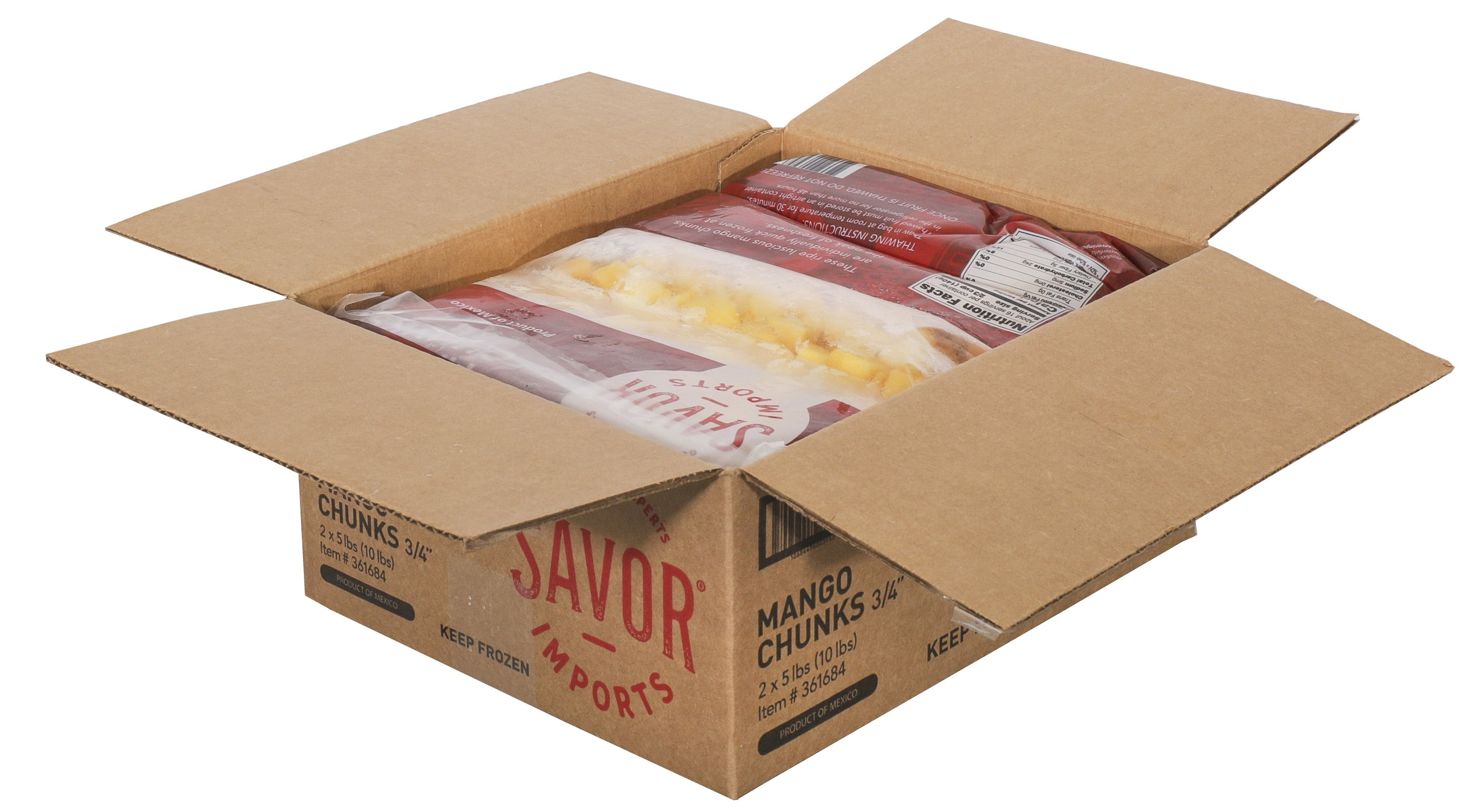Savor Imports Mango Chunks, 5 Pound -- 2 per case.