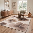 thumbnail image 4 of GENIMO 5'x7' Area Rug for Living Room, Machine Washable Non Slip Low Pile Rug for Bedroom Dining Room, Vintage Floral, OCHRE BLOOM, 4 of 5