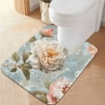 thumbnail image 2 of Yayeee Bath Rug for Bathroom Floor Non Slip Rectangle Fluffy Soft Absorbent Mat, 16"x24", Whimsical Rose, 2 of 7