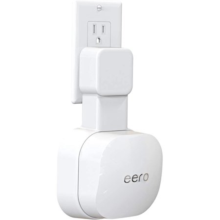 Outlet Wall Mount ONLY for eero 6 Dual- mesh Wi-Fi 6 System [NOT Fit for eero Pro 6 and eero 6+], No Messy Wires |