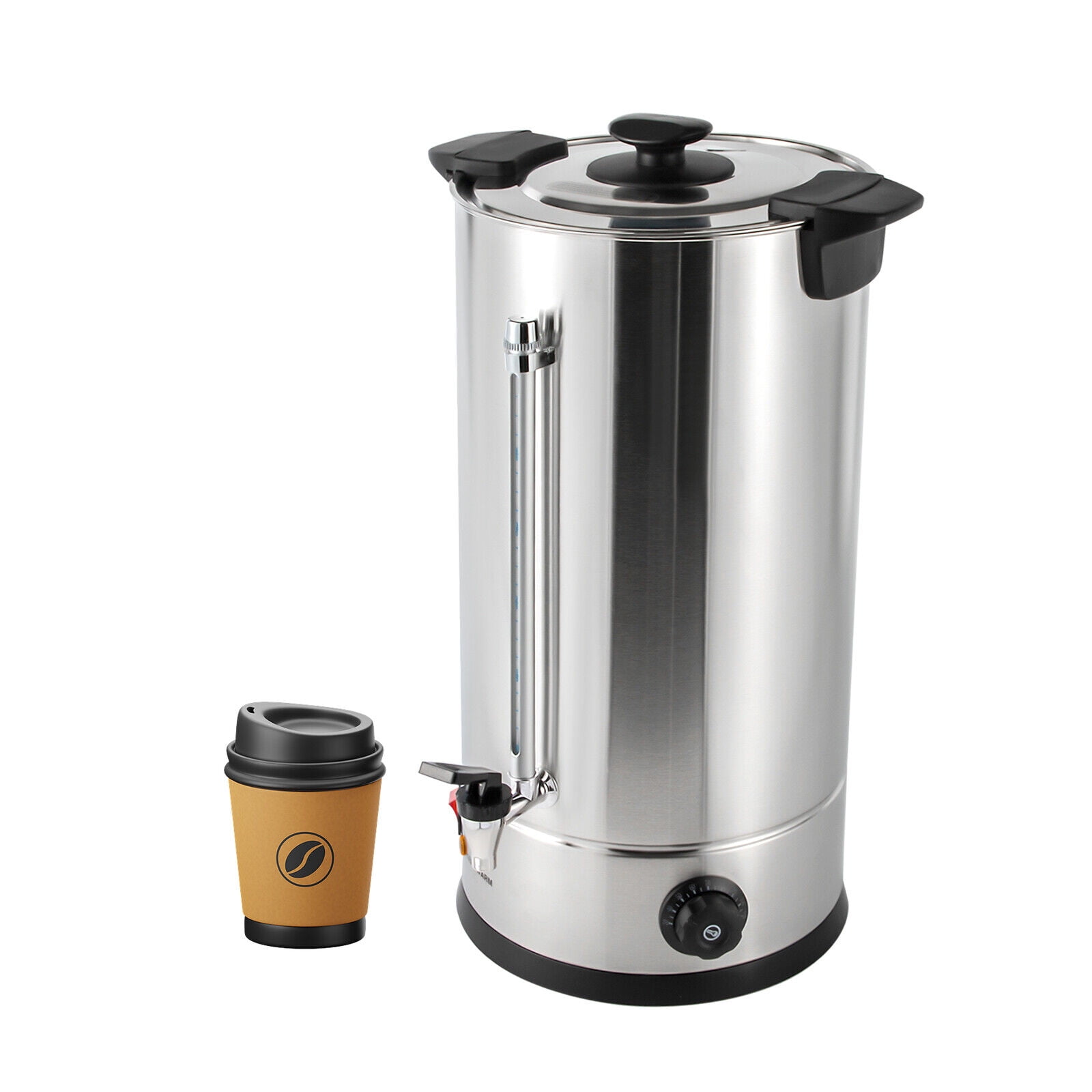 Electric Stainless Steel Catering 25L/6.6Gal Hot Water Boiler Tea Thermostat