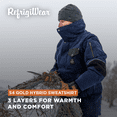 thumbnail image 3 of RefrigiWear Men's 54 Gold Insulated Jacket - Warm, Waterproof, Heavy-Duty Work Coat for Extreme Cold, 3 of 7