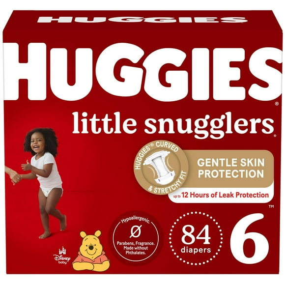 Huggies Little Snugglers Baby Diapers, Mega Colossal Pack, Sizes: N-6 | 168-84 Count