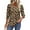 F-Leopard, variant on UVN Summer Blouses for Women 3/4 Sleeve Shirts Ladies Casual Crew Neck Womens Tunic Tops