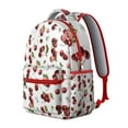 thumbnail image 2 of Cherry Print Cute Small Backpack for School, Sweet Fruit Design, Compact and Stylish Travel Backpack, 2 of 6