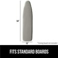 thumbnail image 4 of GORILLA GRIP Scorch Resistant Ironing Board Cover, Silicone Coating, Hook and Loop Fastener Strap, Silver, 4 of 10