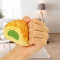 thumbnail image 4 of Rirozkan Squishies Sensory Stress Toys, Slow Rising Soft Fidget, Simulation Cream Puff Bread, Stress Relief Squeeze for Anxiety, 4 of 7