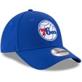 thumbnail image 3 of Men's New Era Royal Philadelphia 76ers Official Team Color 9FORTY Adjustable Hat, 3 of 5