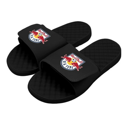 

Men s ISlide Black New York Red Bulls Primary Logo Slide Sandals