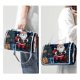 thumbnail image 3 of Santa Claus Canvas Picnic Blanket Outdoor Waterproof Portable Mat for Camping Beach Park - Lightweight Foldable Picnic Rug with Carry Strap - Extra Large Size Family-Friendly Plaid Pattern, 3 of 6