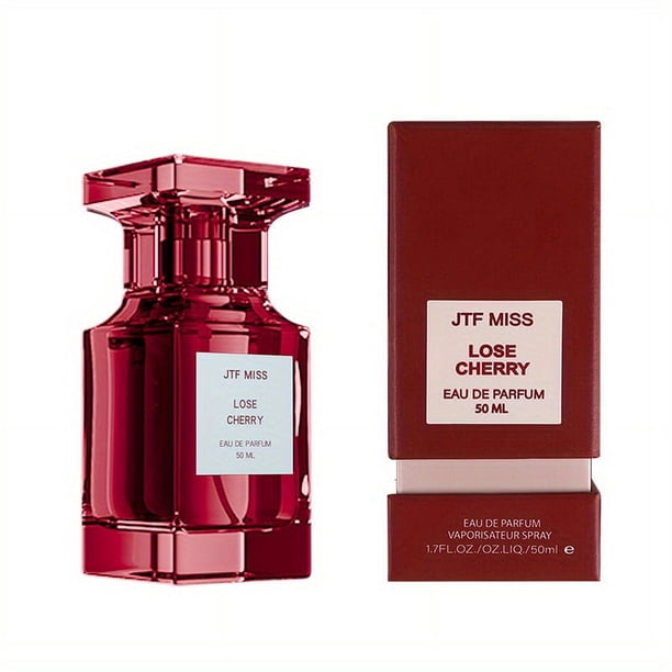 Eau De Parfum Spray For Women, Refreshing And Lasting Cherry Rose Ebony Notes, Perfect For Dating, Daily, Office Use, 50ml 1.7oz