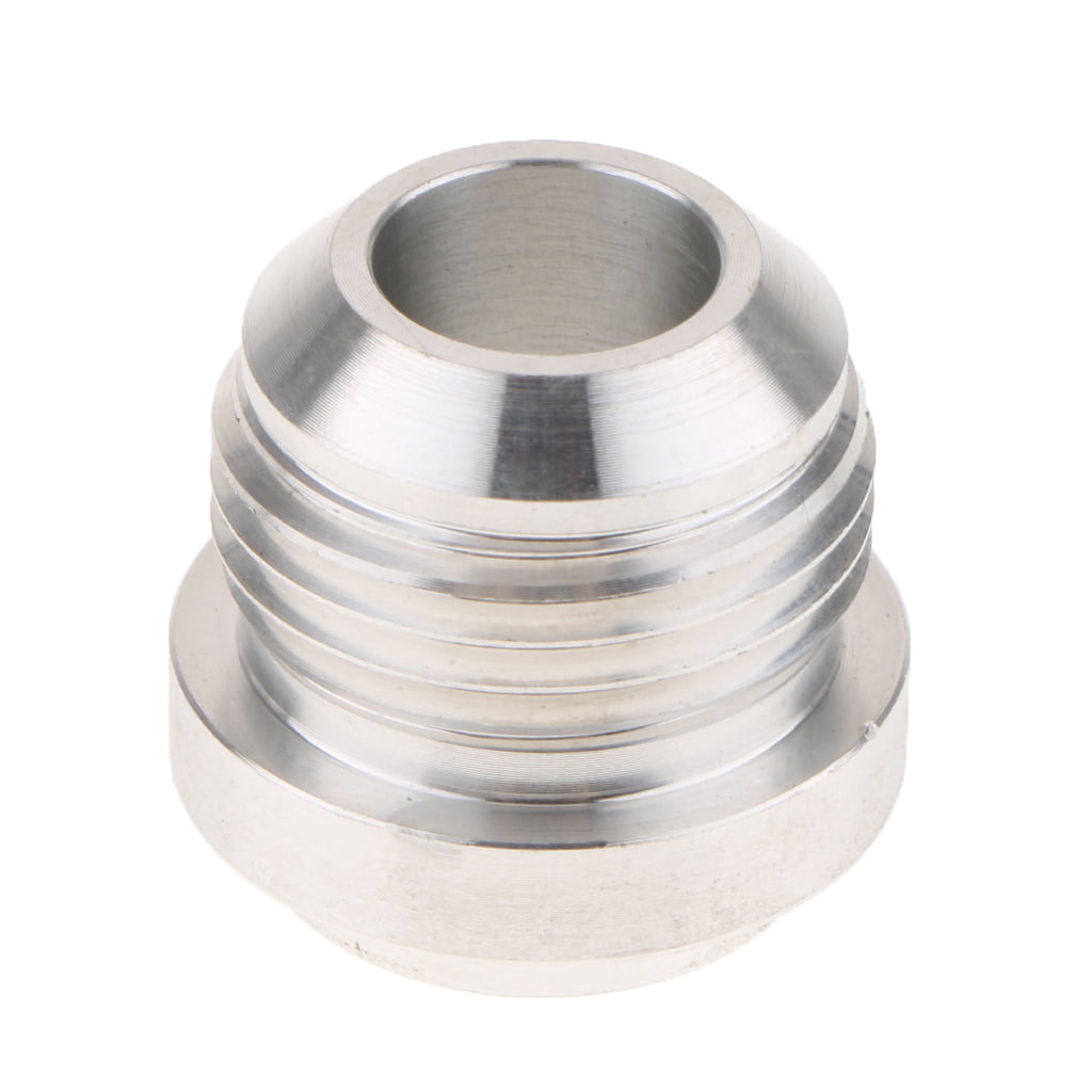 AN8 AN-8 Male to 1/2" 0.5" Aluminum Fuel Hose Tube Straight Fittings Adapter