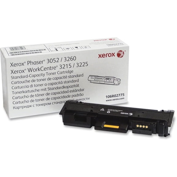 Xerox 106R02775 Toner, 1500 Page-Yield, Black