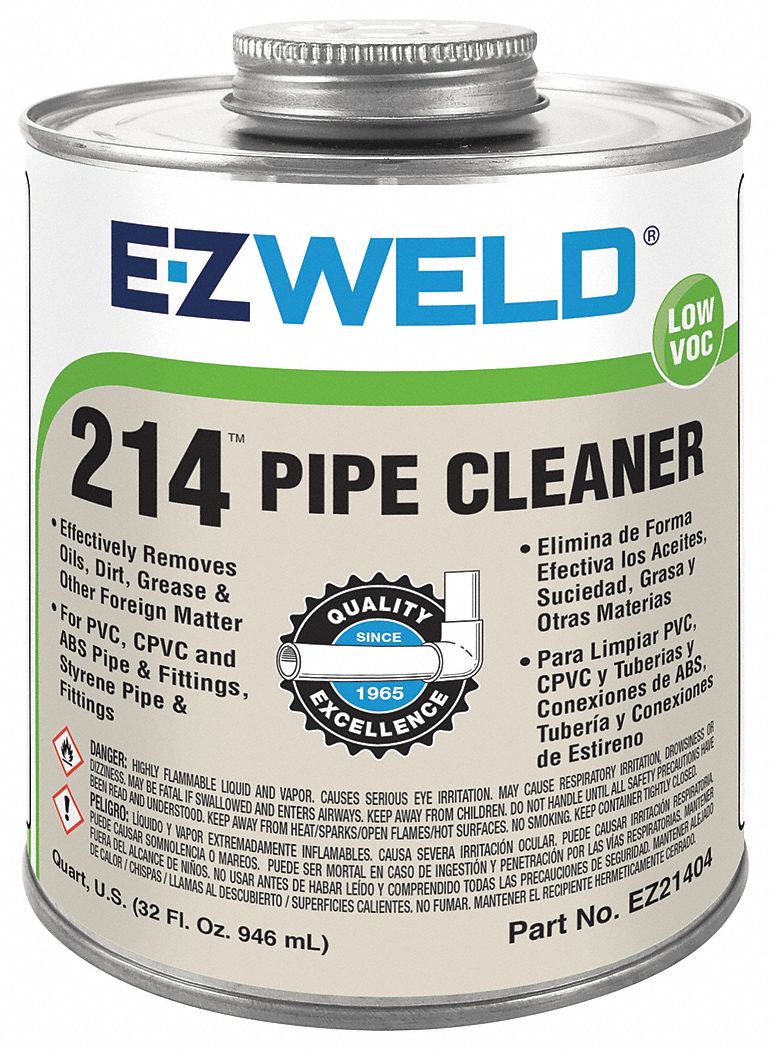 Ez Weld Pipe Cleaner,32 Oz,Clear 21404