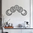 thumbnail image 1 of 5pcs Moon Phase Wall Hanging Bedroom Wall Decor Above Bed DIY Headboard Ideas Above Bed Decor, 1 of 2