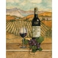 thumbnail image 2 of Olson, Charlene 26x32 Gold Ornate Wood Framed with Double Matting Museum Art Print Titled - Merlot, 2 of 4