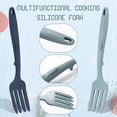 thumbnail image 3 of uds tenedor flexible de silicona, tenedor de cocina de silicona resistente al calor, 3 of 5