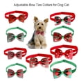 thumbnail image 3 of Methold Collares para perros Corbatas de lazo Correa ajustable Lovely Plaid Mascotas Accesorios Decoraciones Cinta Ropa Cachorro Navidad Tipo 9 Suministros para perros tipo 9 Methold PT003674-09, 3 of 6