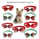 thumbnail image 4 of Tssuoun - 3 lazos navideños a cuadros para mascotas, accesorios para gatos y perros, 4 of 7