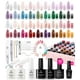 thumbnail image 1 of Set de esmaltes de uñas Beetles Jelly Gel, 36 colores con capa base, 1 of 7