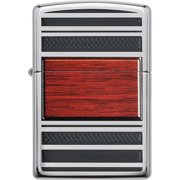 Zippo HP Chrome Pipe Wood Lighter