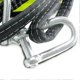 thumbnail image 2 of Car Towing Rope 5meters 8T Load Bearing Polyester Material Heavy Duty Tow Strap with Hooks for Emergency Blue Reflective and Gloves, 2 of 4